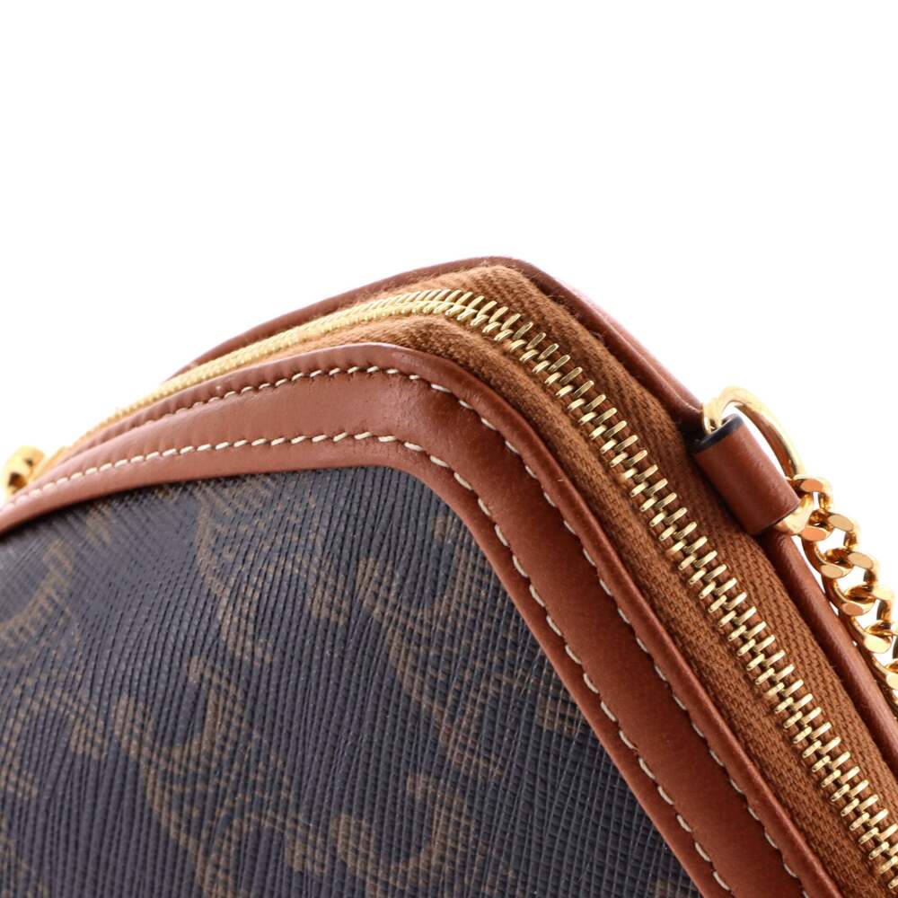 Celine Zip Around Chain Clutch Triomphe #258417C79B - Picture 6 of 7